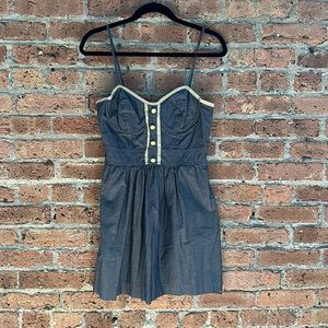Chambray Mini Dress